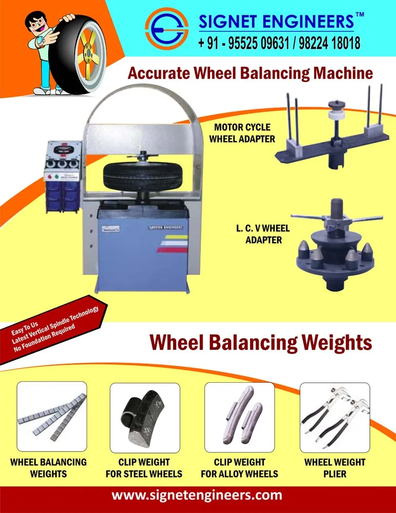 Signet Wheel Balancing Machine